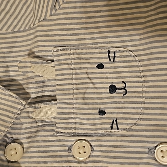 Carter's Just For You One-Piece Short Sleeve Jumpsuit Size 6m - Picture 3 of 4